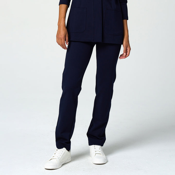 Perfect Ponte Straight Leg Pant - Navy